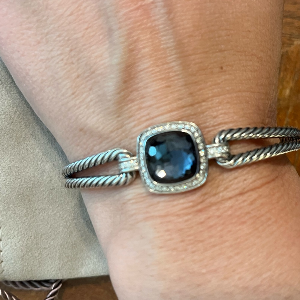 David Yurman purple amethyst bracelet. Full set available